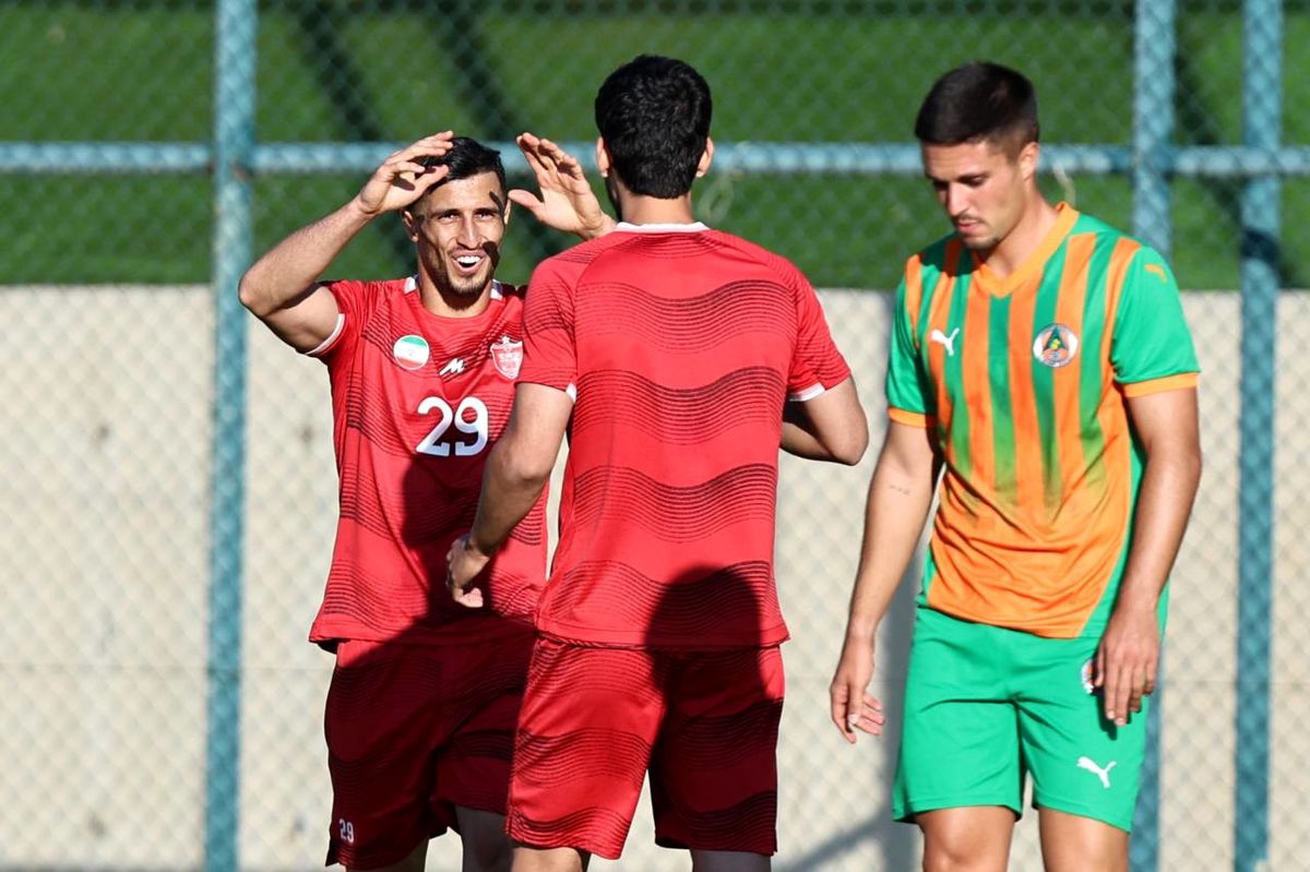 گل‌های علیپور و‌ بیفوما در دیدار تدارکاتی پرسپولیس مقابل آلانیا